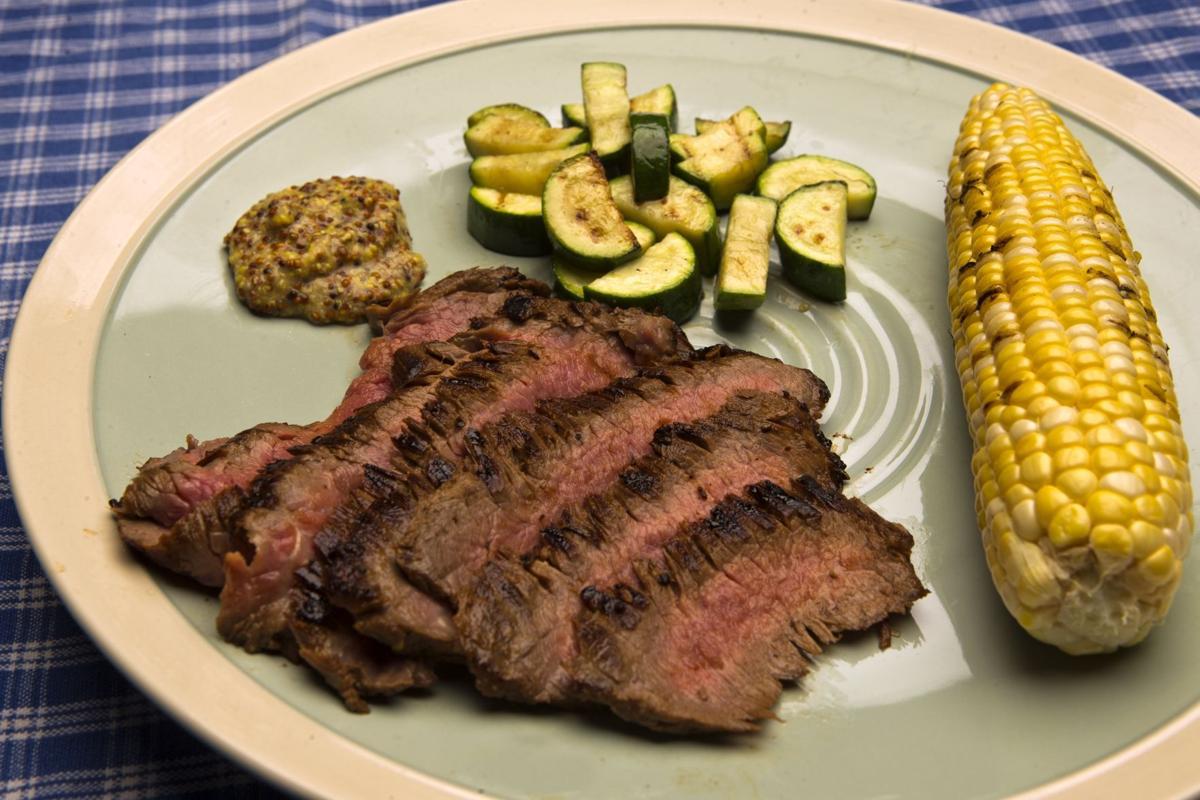 Marinated Skirt Steak With Horseradish Mustard