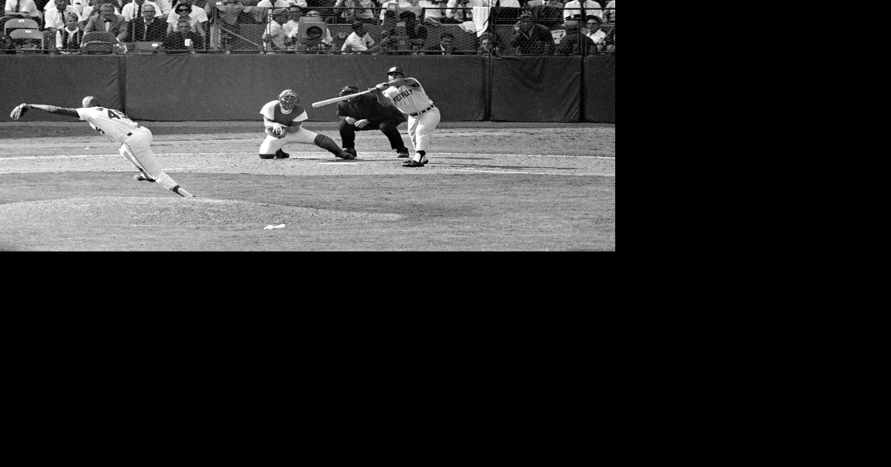 1968 World Series Game 7 Mickey Lolich Action Photo !
