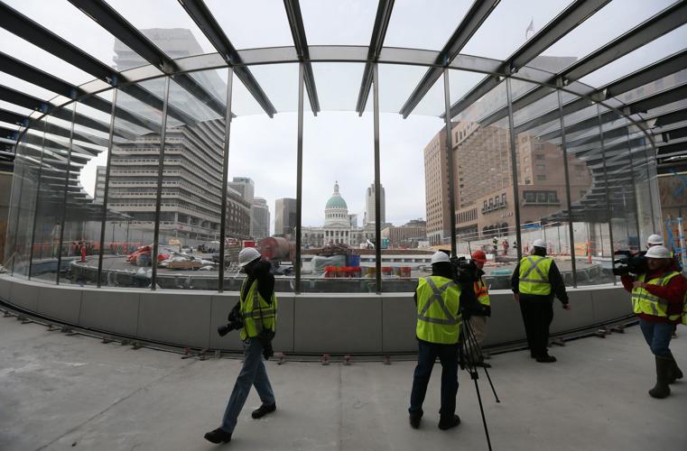 Tour of construction at  Arch Museum