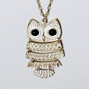 High & Low: Owl necklaces