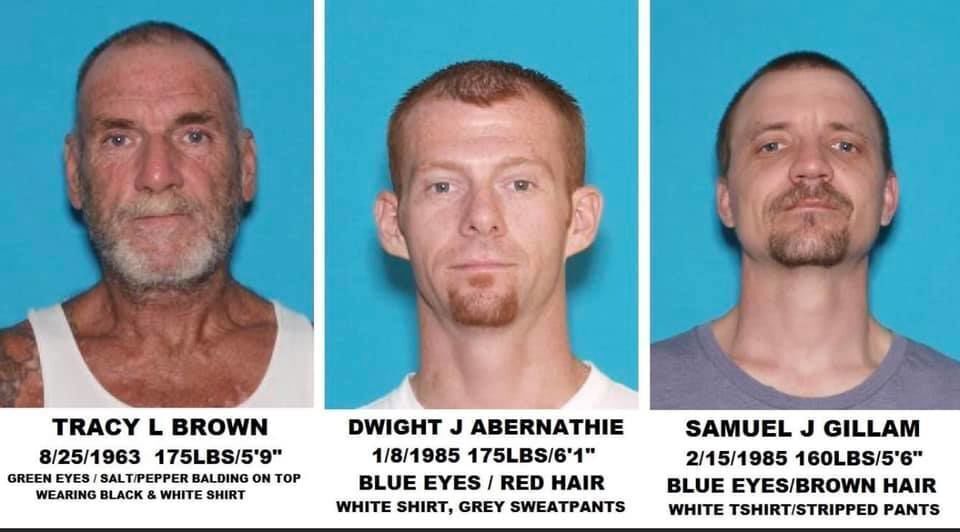 Authorities seek 3 men who escaped from Iron County Jail by removing