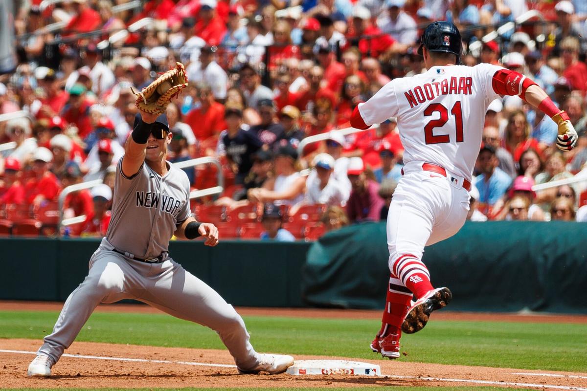 Montgomery beats Yankees for 2nd time, pitches Cardinals to 5-1
