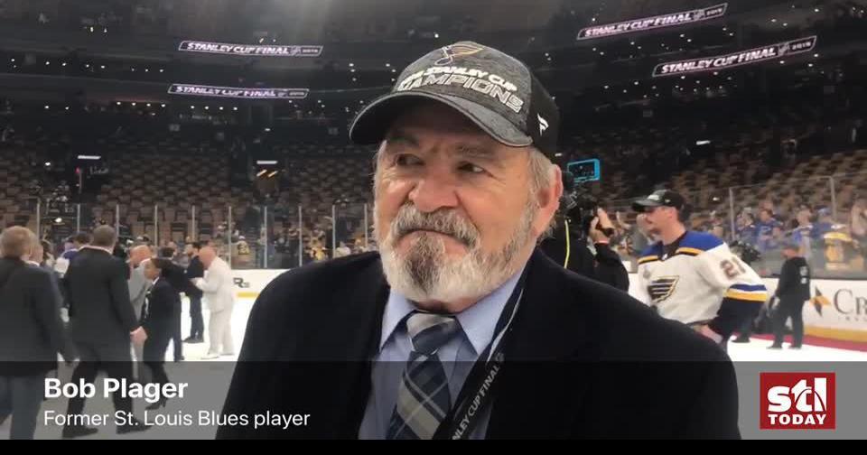 Bobby Plager speaks as Blues retire his No. 5: I bleed Blue