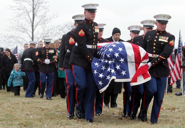 Hundreds Pay Last Respects To Marine From Bethalto