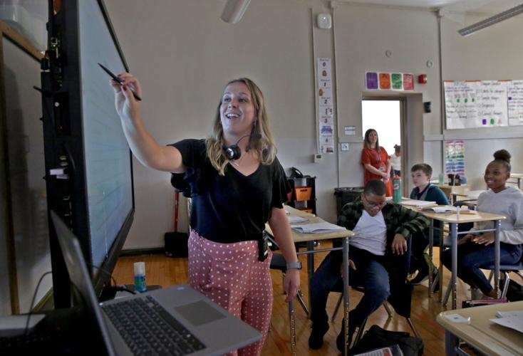 Virtual teaching at Momentum Academy