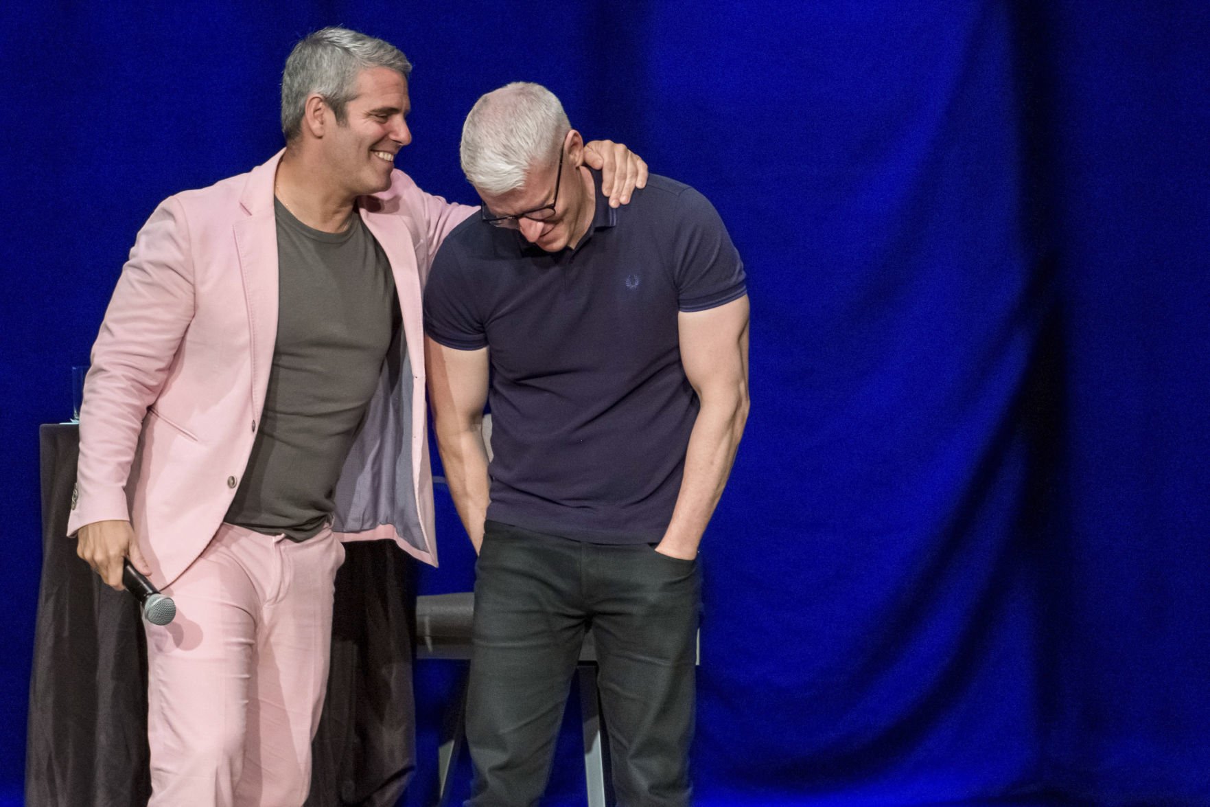 Boys Just Wanna Have Fun As Andy Cohen And Anderson Cooper Play At ...