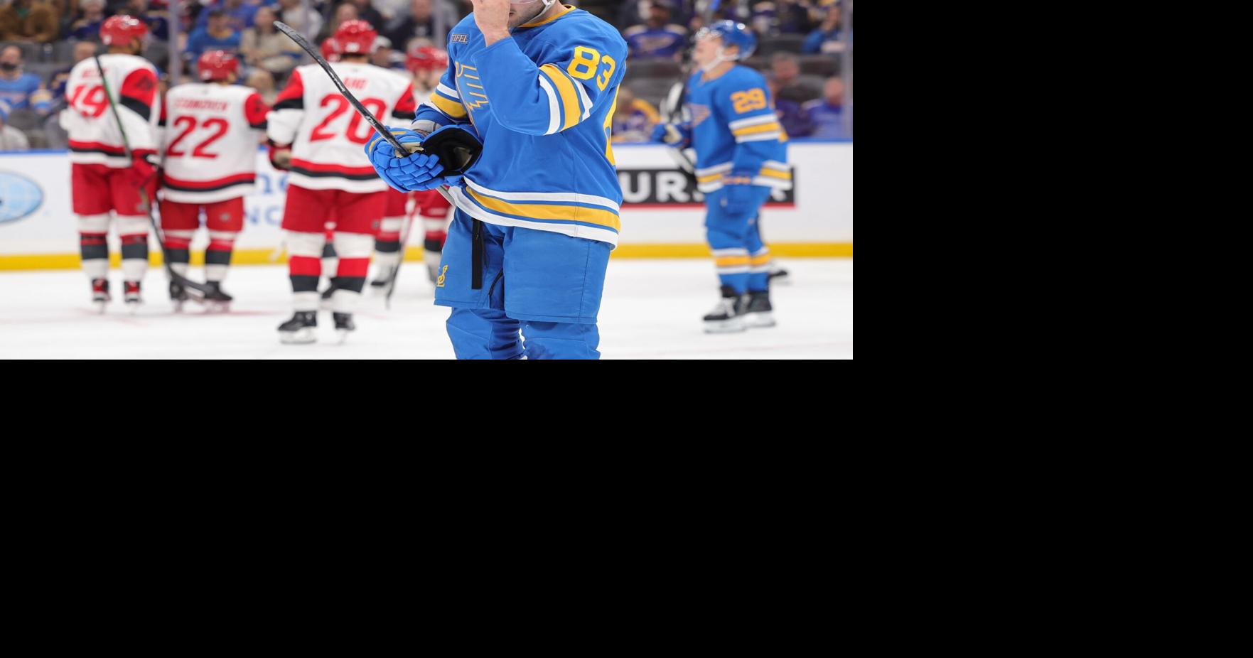 Blues humbled in 4-0 loss to defending champion Hurricanes