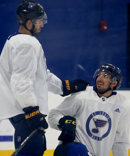 Blues workouts continue before sequestered season