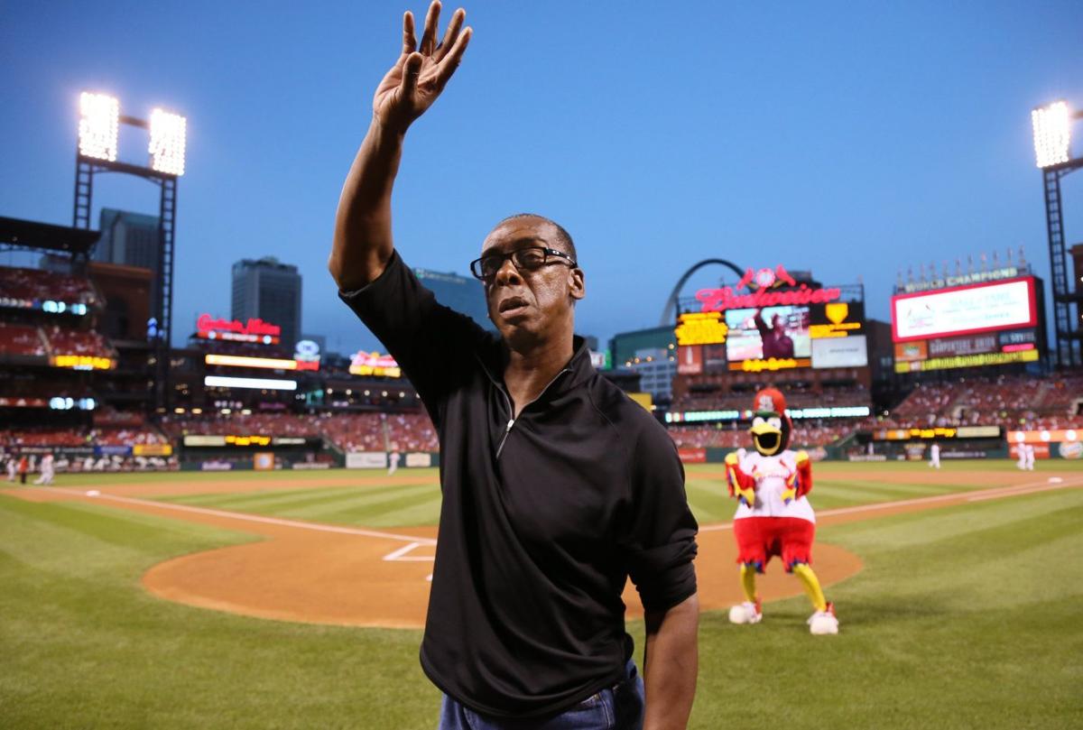 McGee throws out ceremonial first pitch 