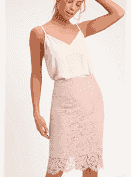 Lace skirt