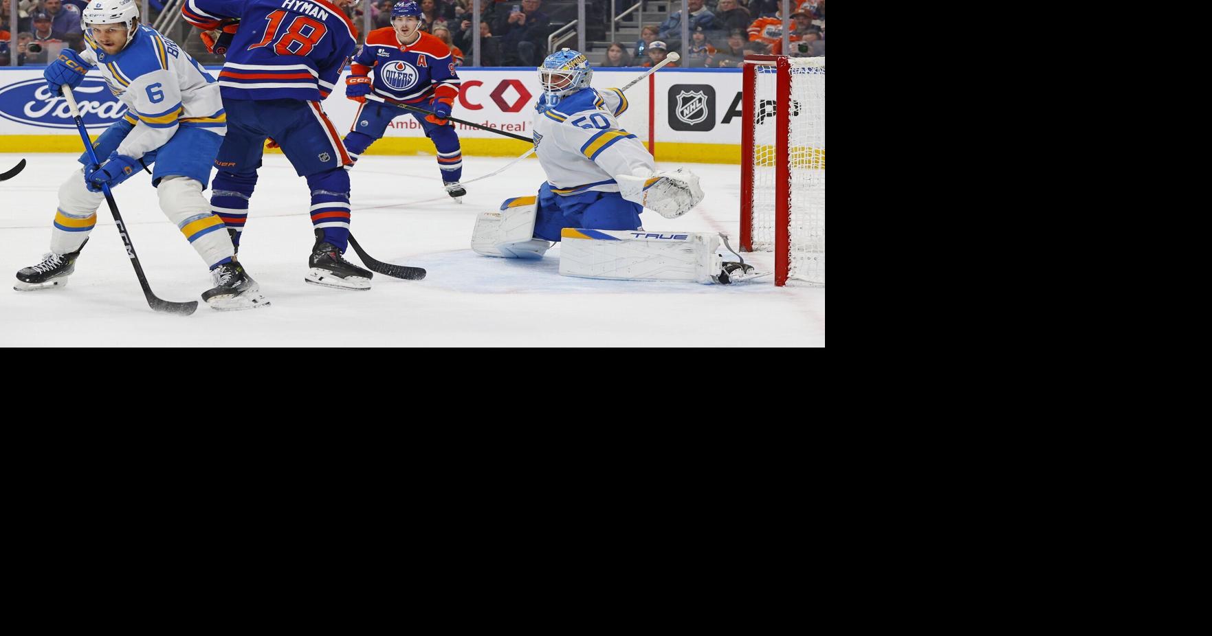 Jordan Binnington allowed five goals as he lost his third start in a row, and he's won just one time in his last eight starts.