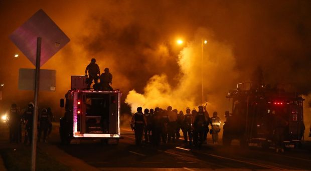 Ferguson Wednesday early morning