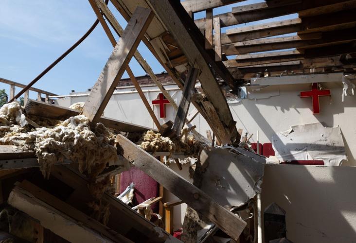 Tornado debris remains widespread throughout parts of Ӱԭ