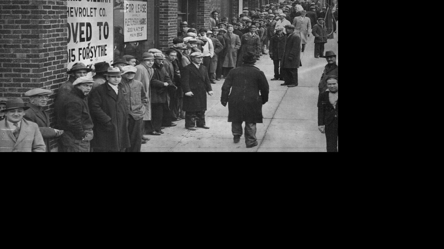 Jobseekers during Great Depression, 1933 Multimedia