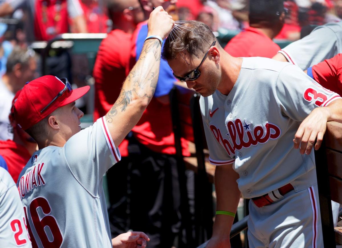 Philadelphia Phillies' Chan Ho Park winds up in the first inning of the  Phillies' 2-1 victory over the St. Louis Cardinals in a spring training  baseball game in Clearwater, Fla., Sunday, March