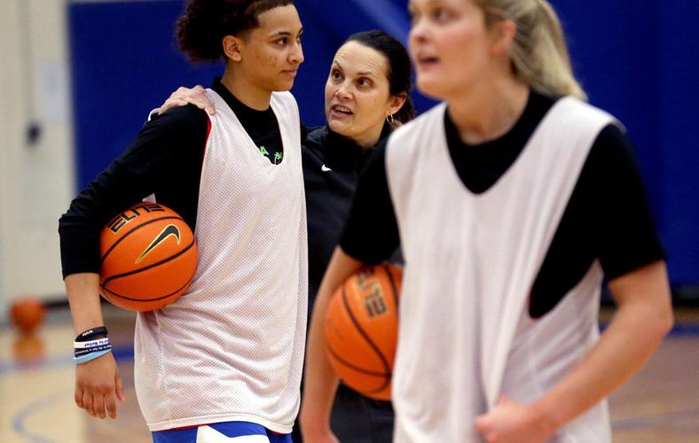 St. Louis University women's basketball team practices for upcoming NCAA tournament