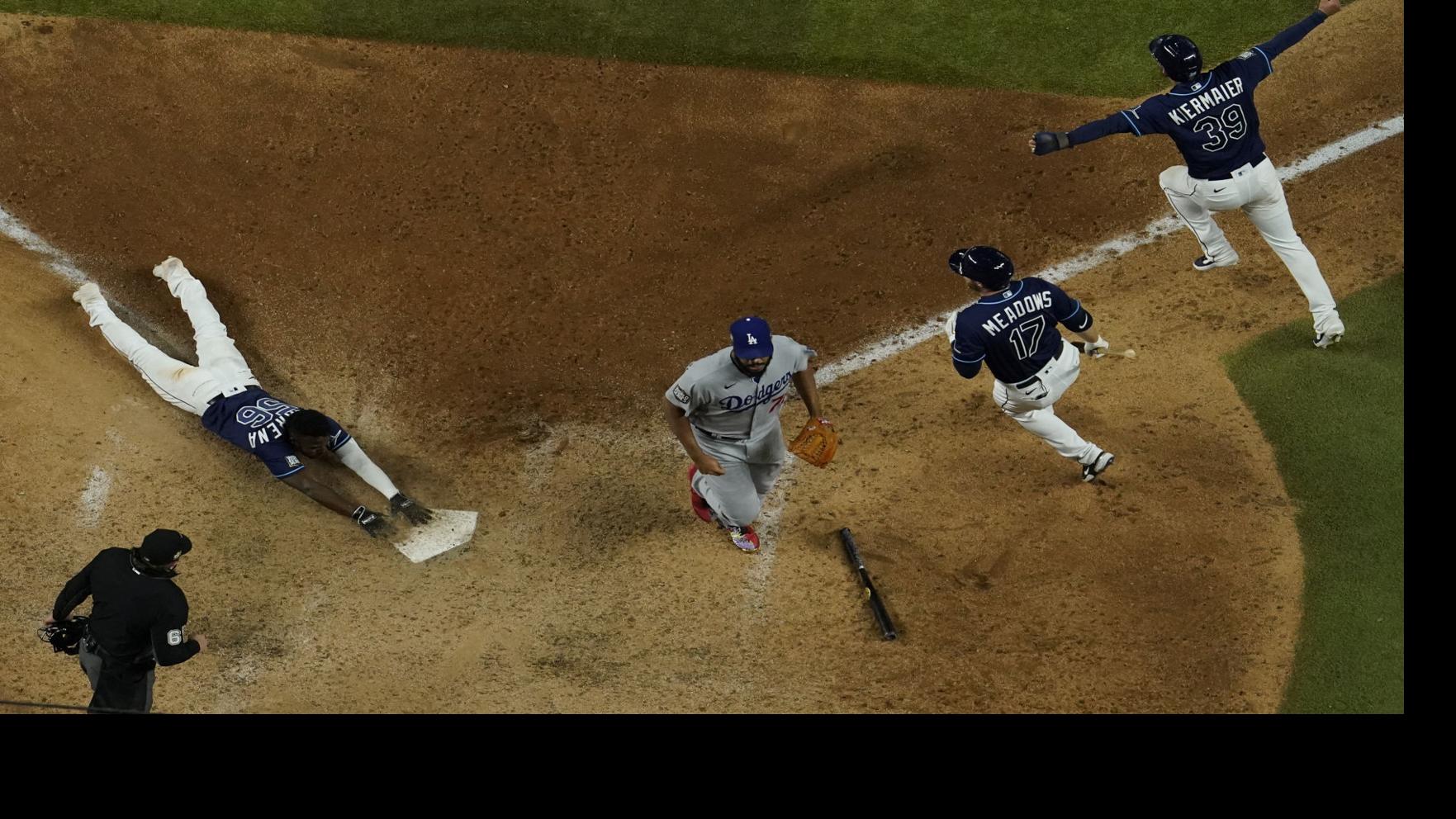 Glad Dash: Arozarena races, stumbles, reaches for walk-off win as Rays stun Dodgers, 8-7