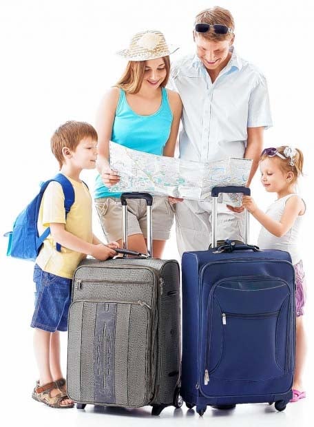 family luggage