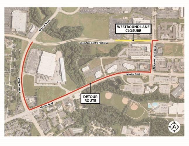 Westbound Lane Closure Scheduled on Executive Centre Parkway on Tuesday, June 9