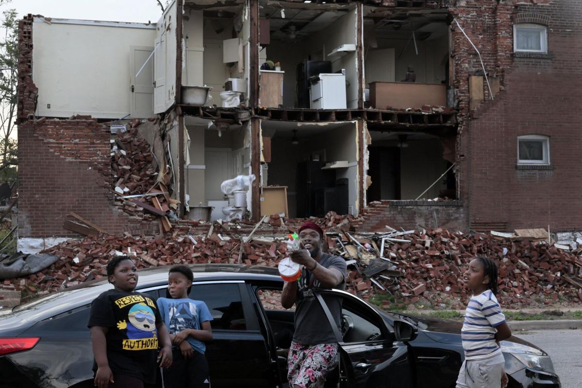 Tornado damaged buildings continue to deteriorate