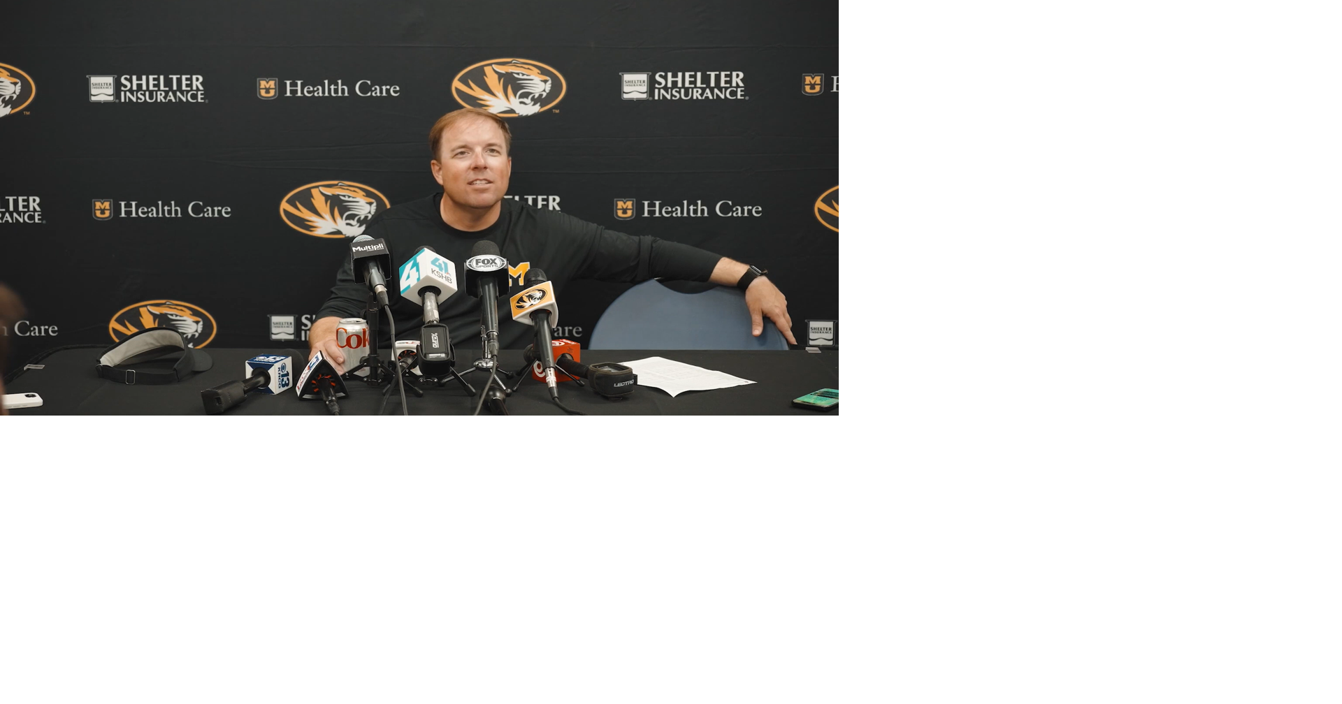 'We left Kansas bleeding again, so call it good,' Eli Drinkwitz says after Mizzou-Kansas
