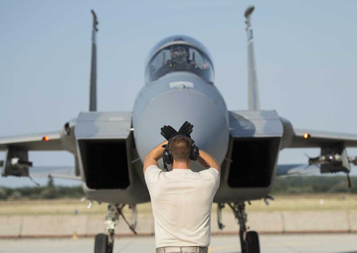 F-15 on tarmac