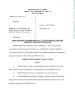 Read the lawsuit: Lane V Gardner and Tisaby, third amended petition