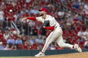 Cardinals take on Rockies at Busch Stadium