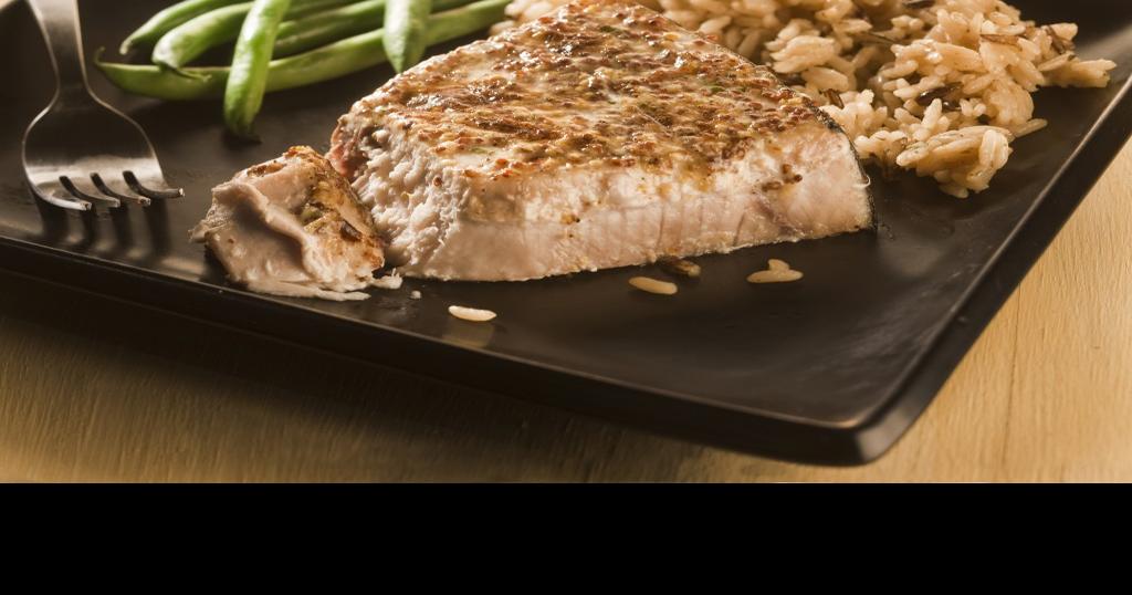 Baked MustardMayo Fish Steaks