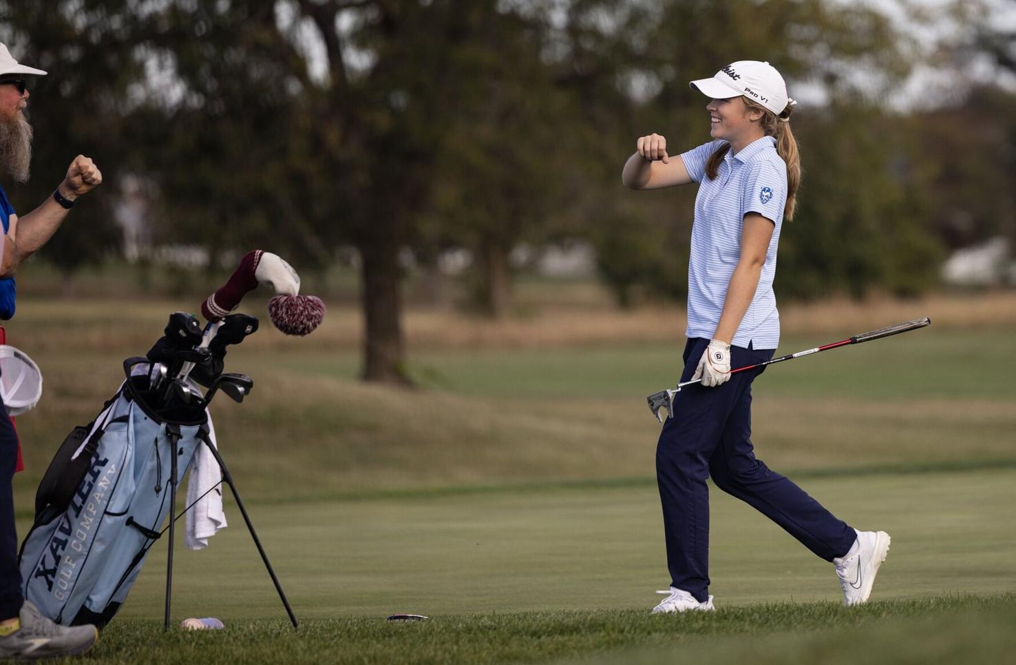 Scenes from the Class 2 girls golf state championships at Bogey Creek ...