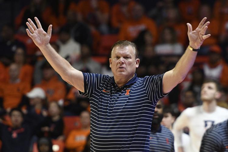 Illinois guard Sencire Harris leaves with injury vs. Syracuse basketball