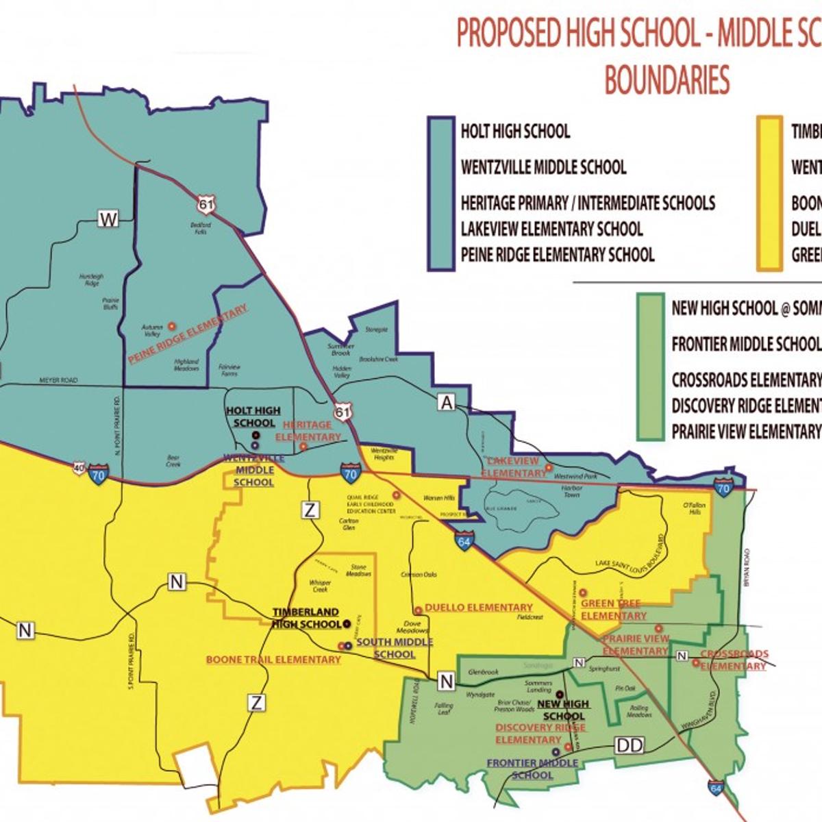 Wentzville School District realigns attendance boundaries