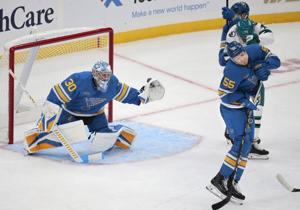 St. Louis Blues host the San Jose Sharks in home opener at Enterprise Center