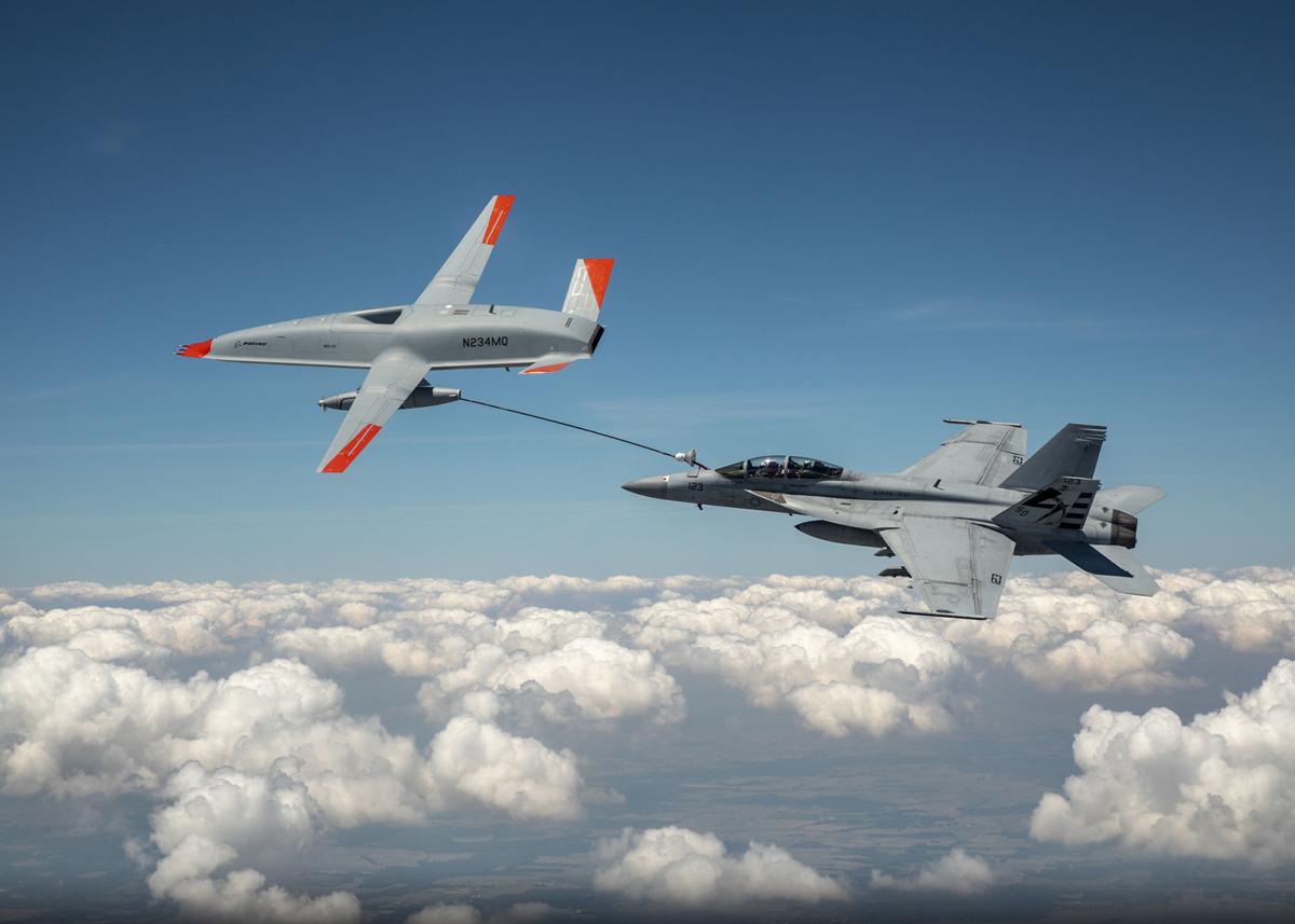 MQ-25 refueling photo