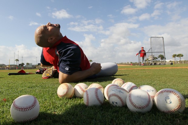 Albert Pujols appears at spring training, promptly gets first fine