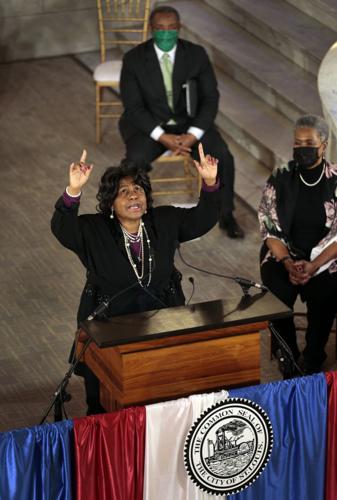 Comptroller Darlene Green sworn-in at City Hall