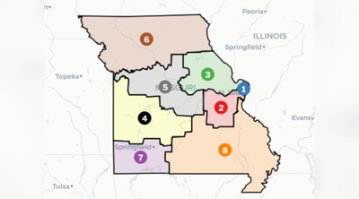 Proposed Missouri redistricting map