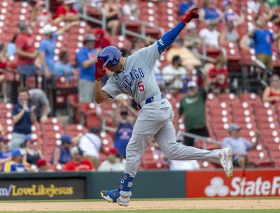 The St. Louis Cardinals face the Chicago Cubs
