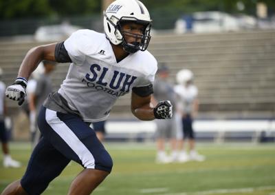 SLUH football practice