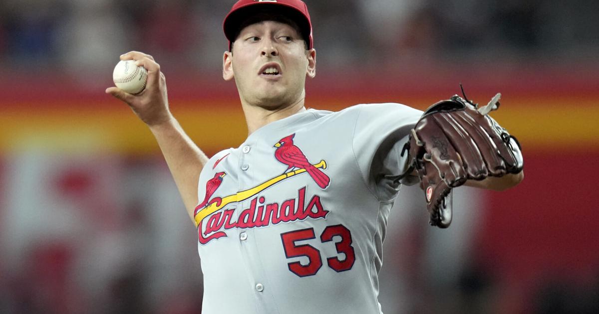 Before Cardinals get late offense, starter Andre Pallante allows six runs ...
