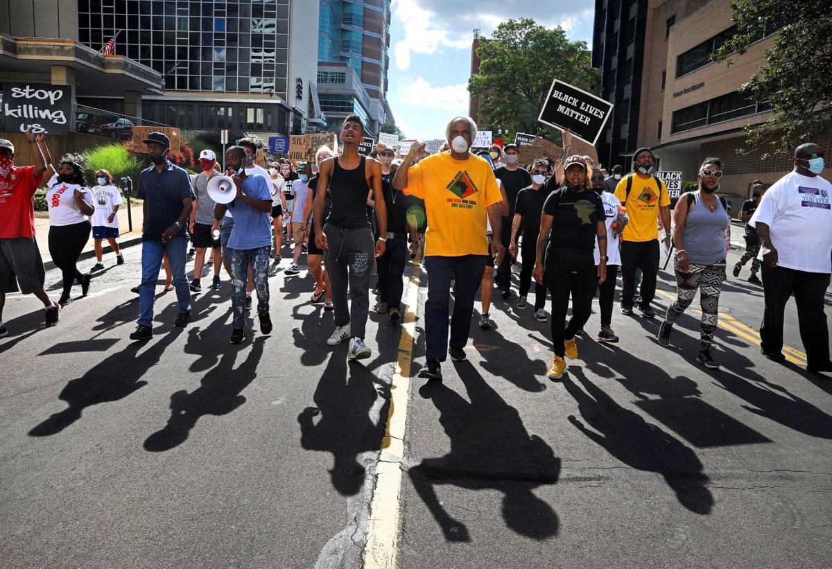 Black Lives Matter group continues protests in Clayton