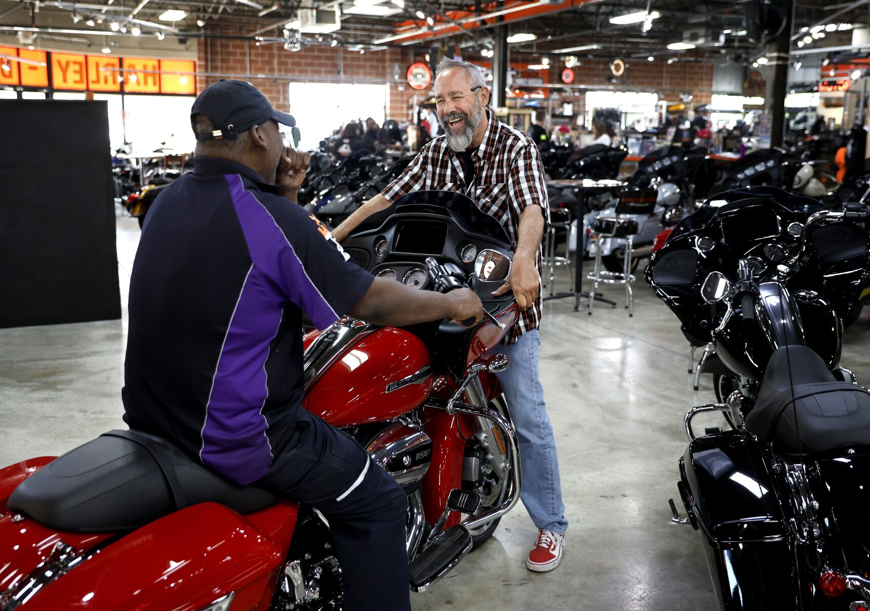 Business at Doc s Harley Davidson in Kirkwood has been vrooming