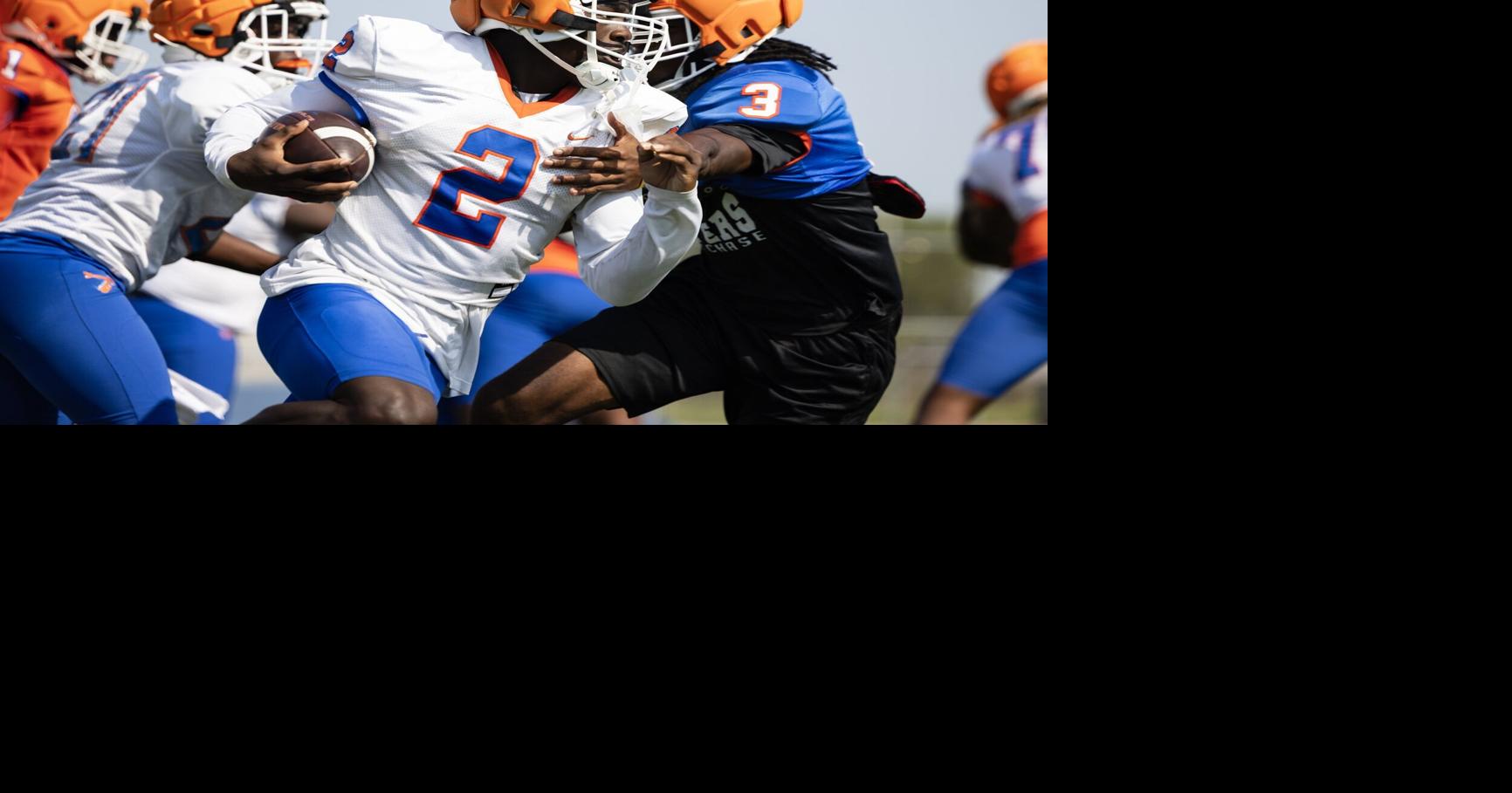 East St. Louis football practice