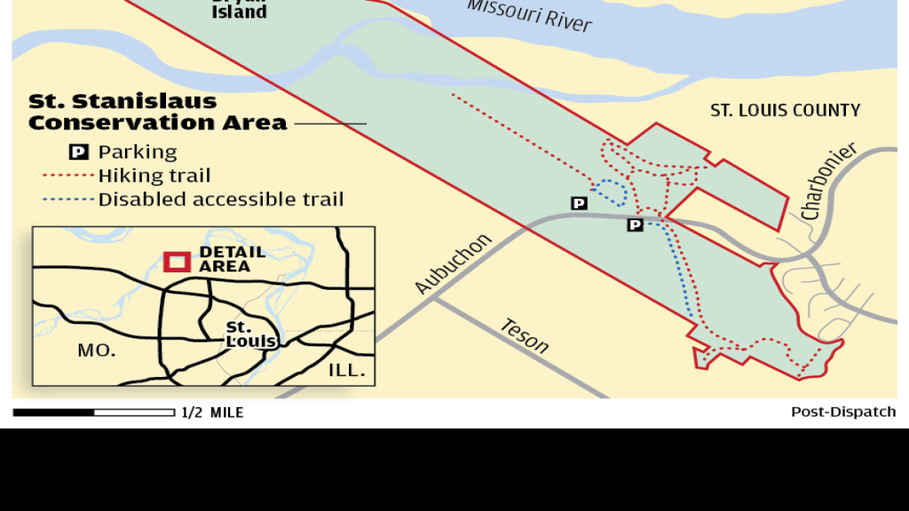 St. Stanislaus Conservation Area trail map