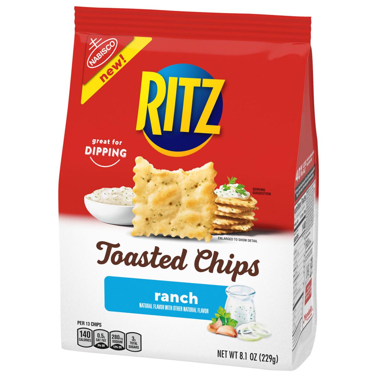 Best Bites Ritz Toasted Chips Ranch Crackers