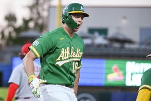 MLB: St. Louis Cardinals at Athletics