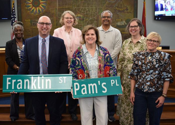 Bliss and Franklin Recognized for Service on Council