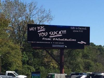ISIS billboard