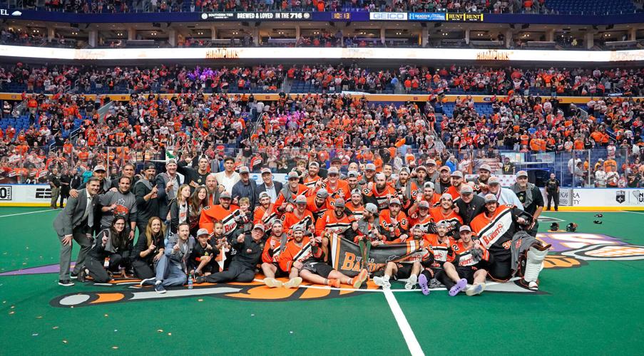 Scenes from Buffalo Bandits' championship celebration