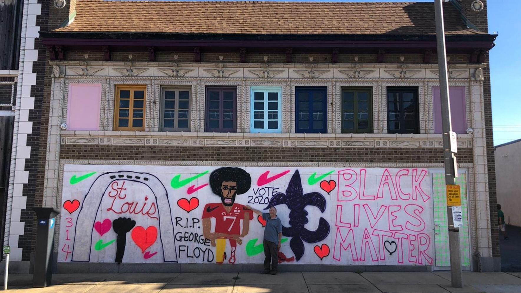 Artist S Black Lives Matter Mural Is Whitewashed By City Contractor Metro Stltoday Com Artist S Black Lives Matter Mural Is Whitewashed By City Contractor Metro Stltoday Com